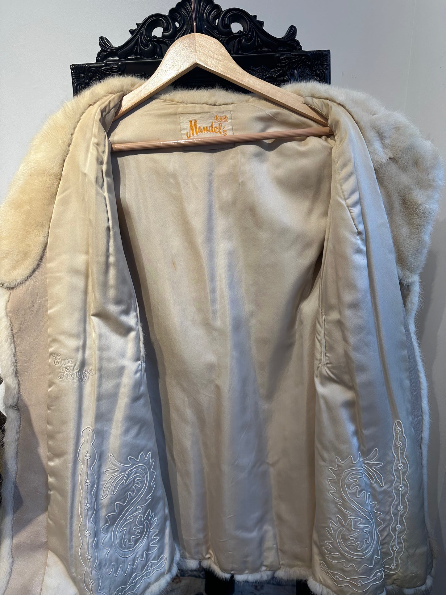 Vintage Blonde Mink & Leather coat
