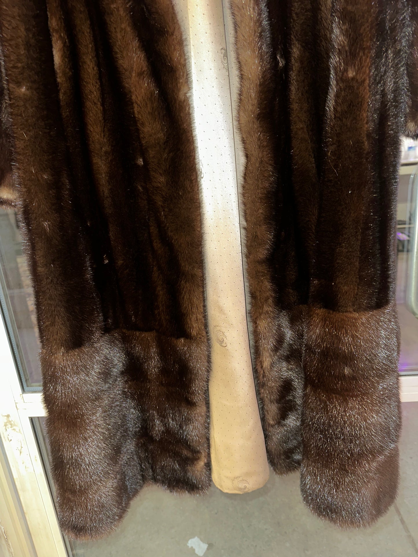 Oscar Loewy Espresso Full Length Mink Coat