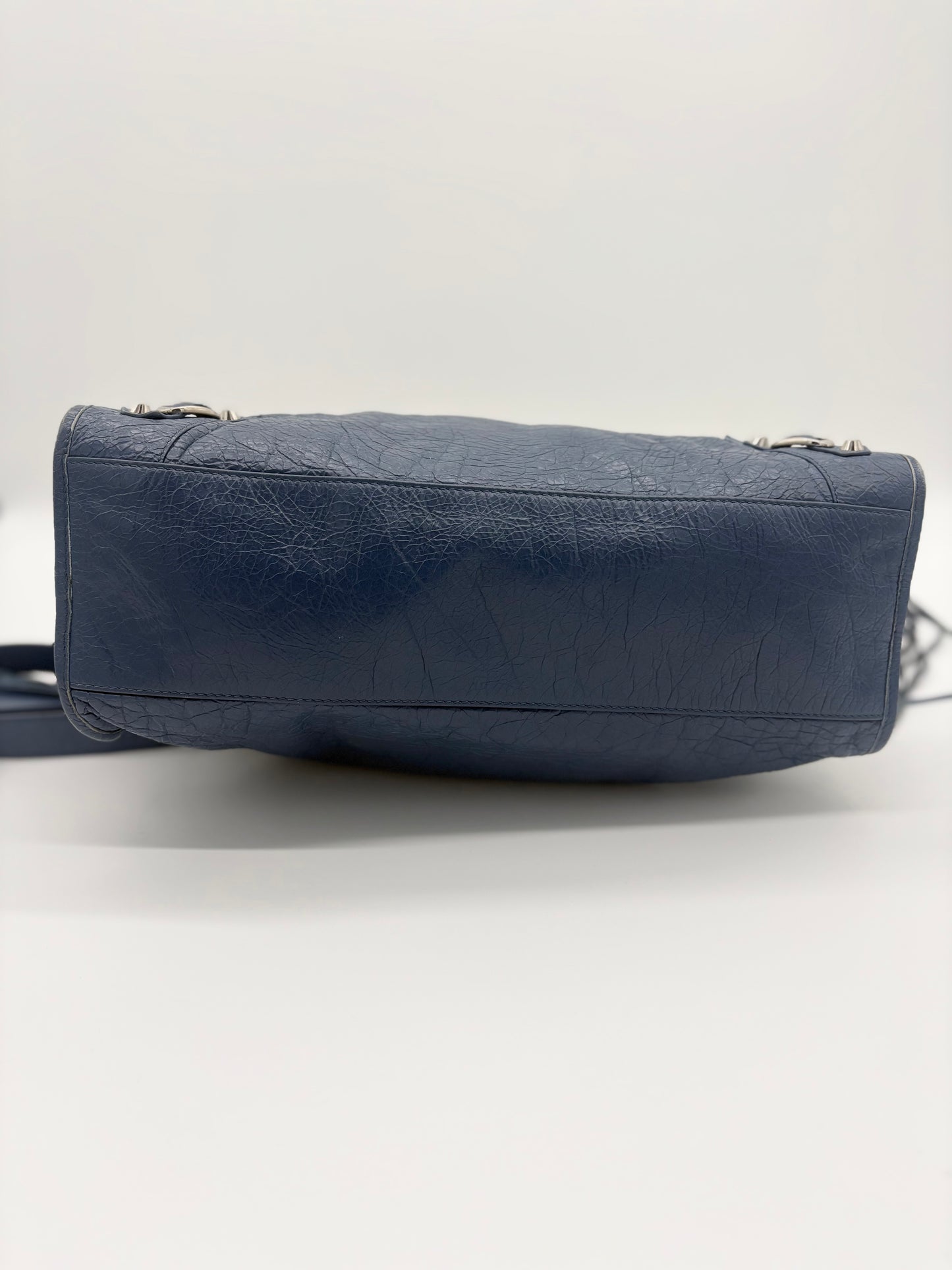 Balenciaga Blue City Bag with silver hardware. ***SOLD***