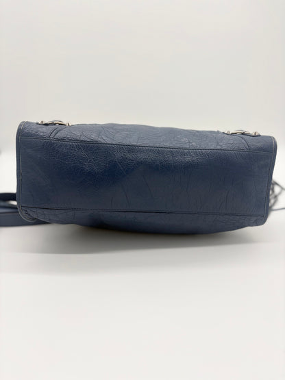 Balenciaga Blue City Bag with silver hardware. ***SOLD***