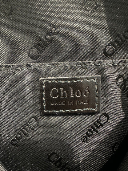 2000s Chloe Denim Kisslock purse with sequin Tiger Head from the Phoebe Philo Era. **SOLD**