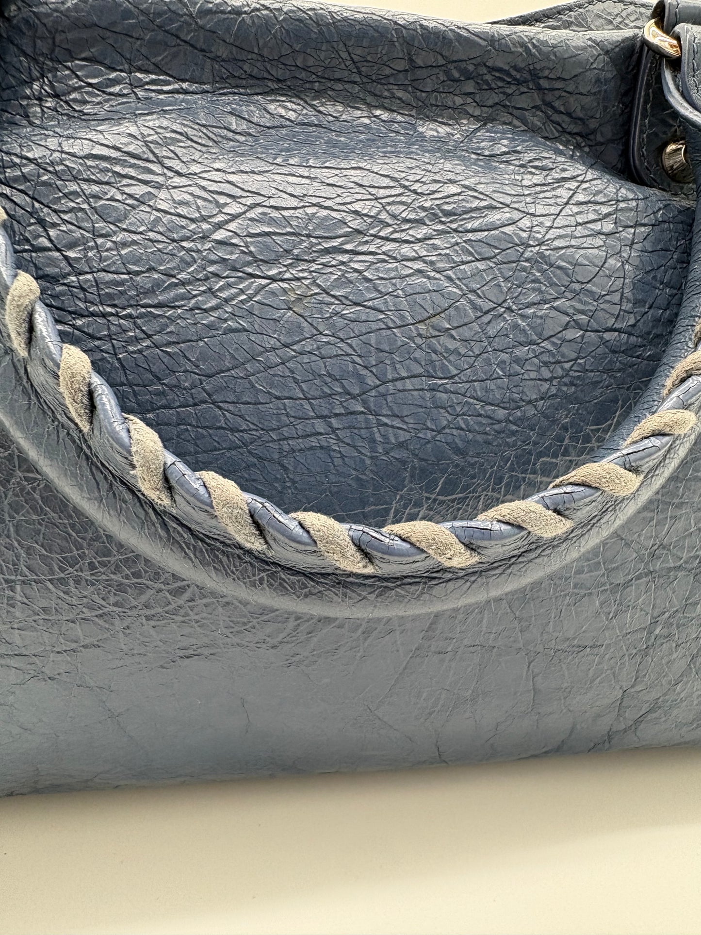 Balenciaga Blue City Bag with silver hardware. ***SOLD***