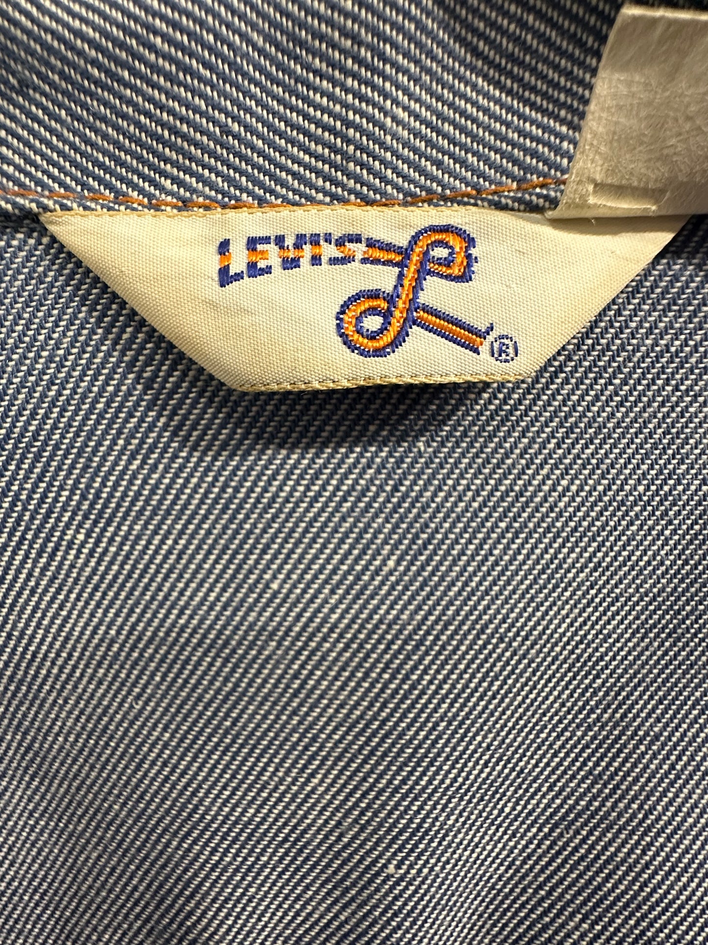 Levi’s denim jacket orange tab