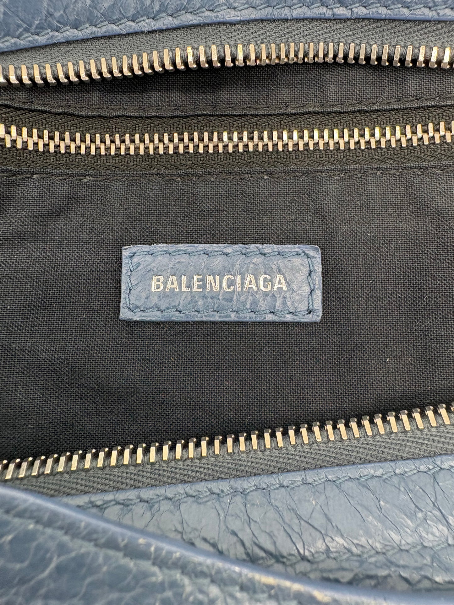 Balenciaga Blue City Bag with silver hardware. ***SOLD***