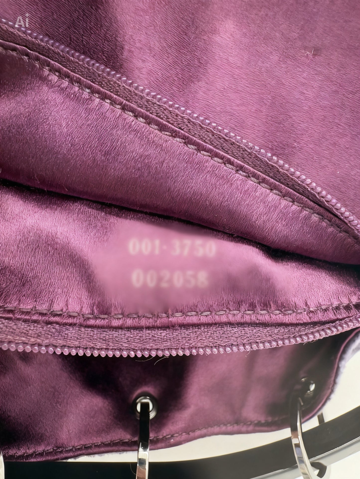 Tom Ford era Gucci Purple Velvet bracelet bag