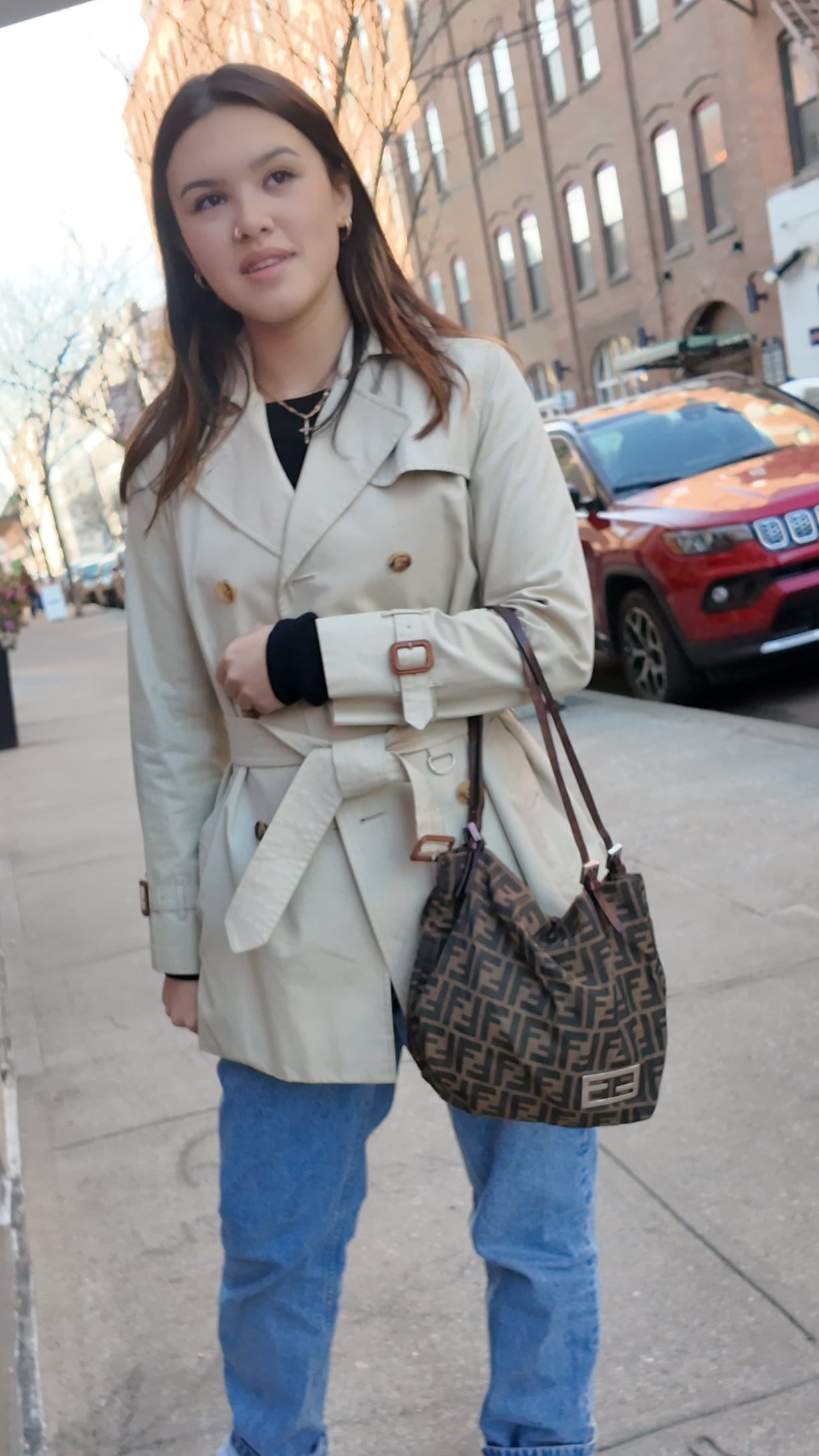 Fendi zucca bag