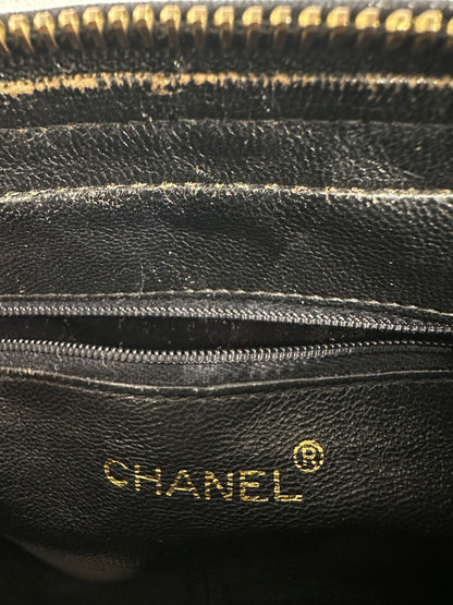 1990s Chanel Black Patent Leather camera bag with gold hardware ***SOLD***