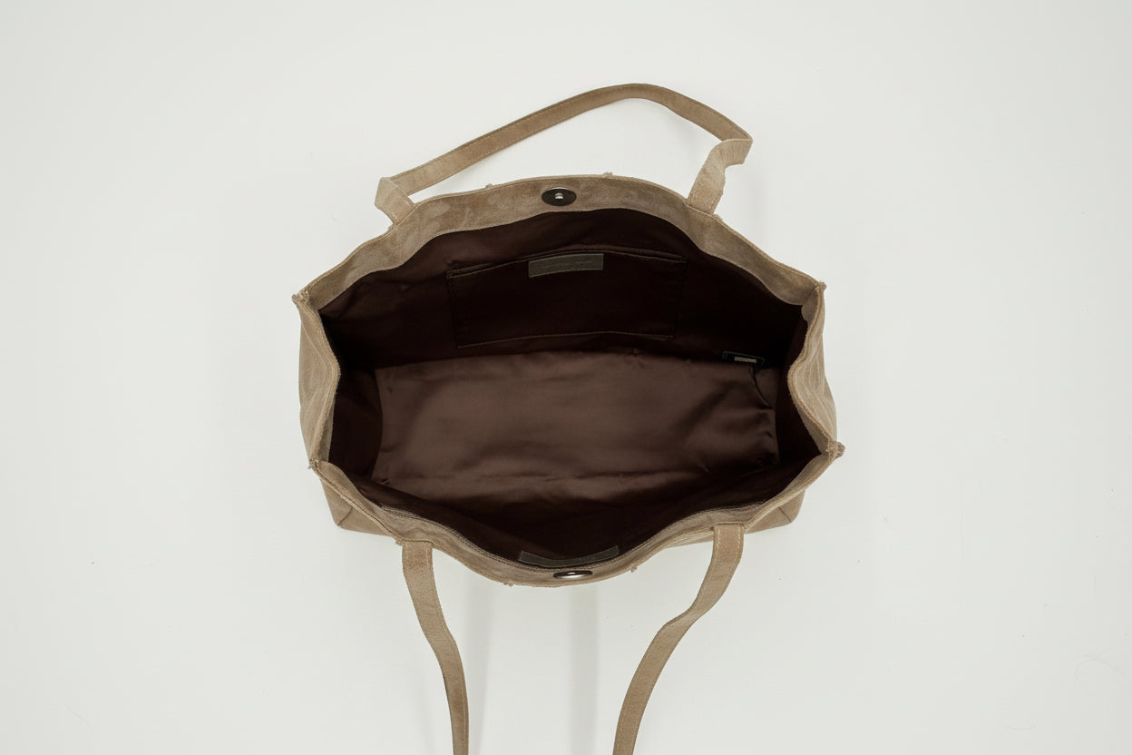 Chanel suede patchwork shoulder bag