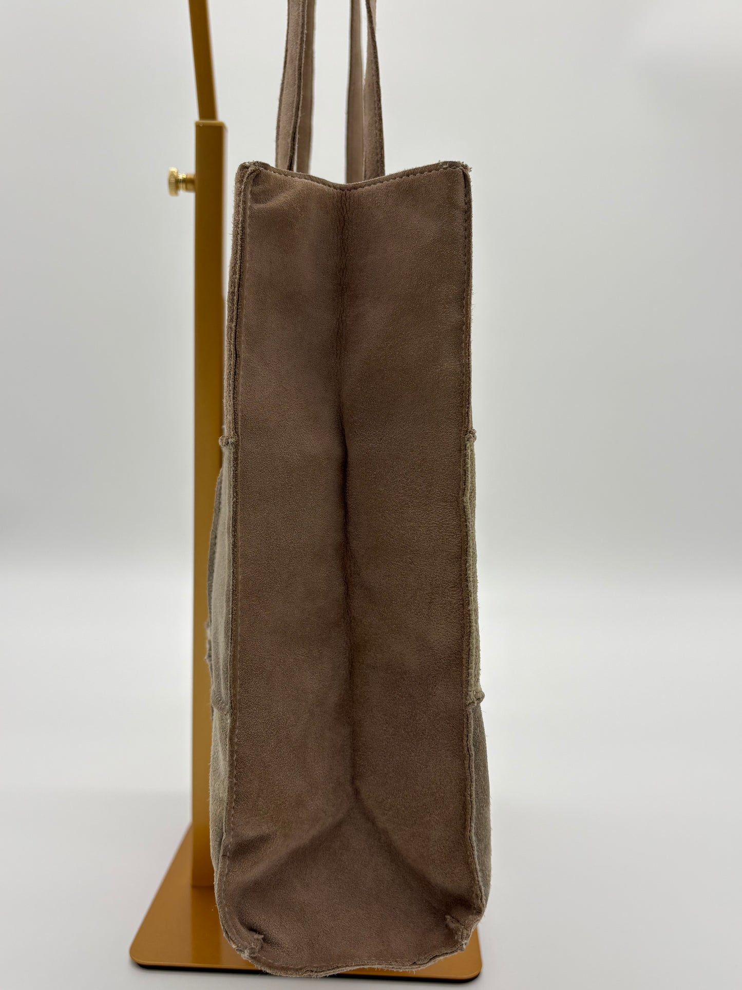 Chanel suede patchwork shoulder bag
