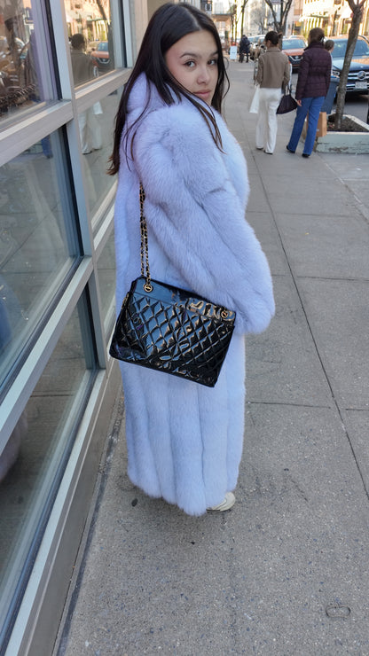 Chanel Black Patent Leather Bag