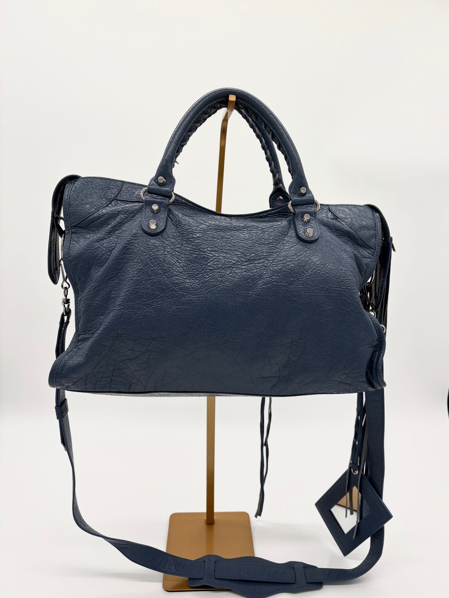 Balenciaga Blue City Bag with silver hardware. ***SOLD***