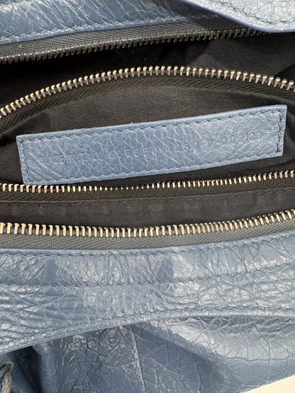Balenciaga Blue City Bag with silver hardware. ***SOLD***