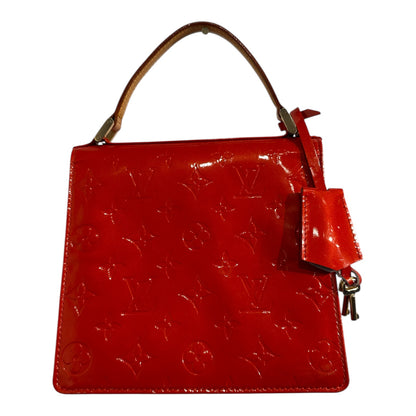 Louis Vuitton 2000s Red Patent and Vachetta Leather Spring Street Bag with Gold Hardware ***SOLD***