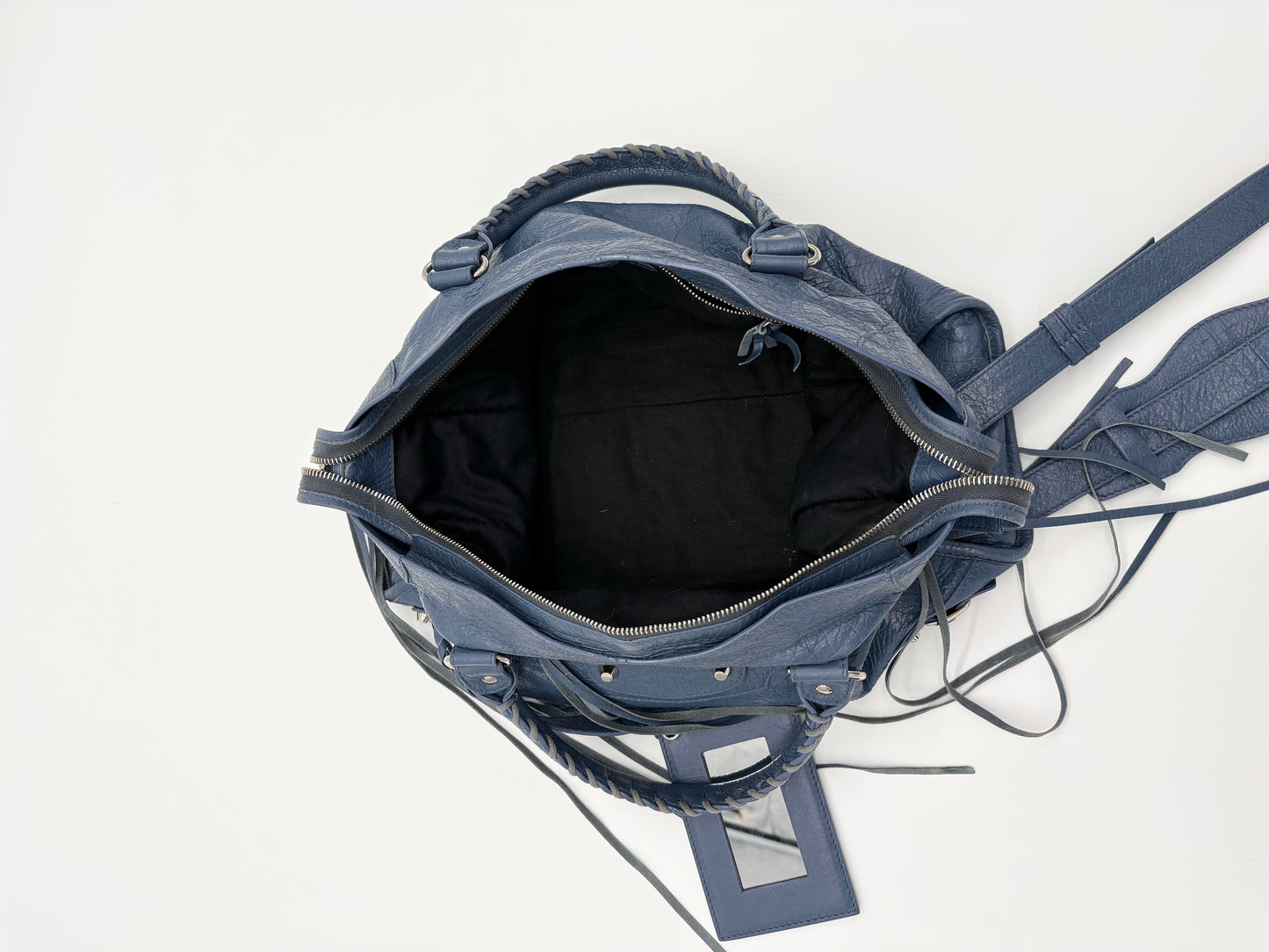 Balenciaga Blue City Bag with silver hardware. ***SOLD***