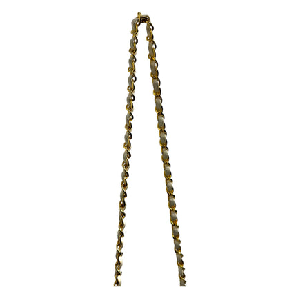 1980s Chanel White Lambskin Diana Flap Bag with 24K gold hardware from Karl Lagerfeld era.***SOLD***