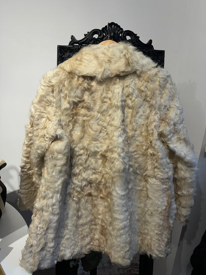 Vintage Mongolian Curly Lamb