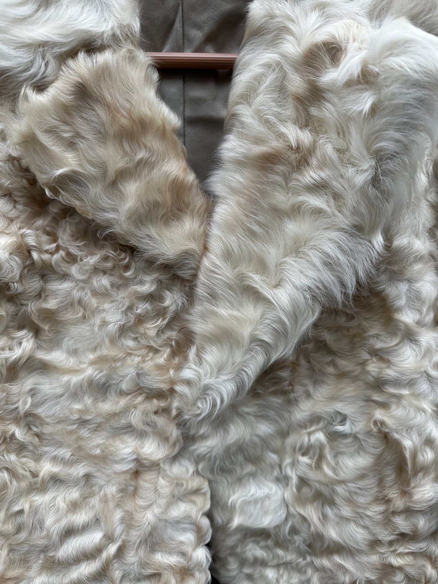 Vintage Mongolian Curly Lamb