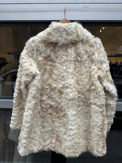 Vintage Mongolian Curly Lamb