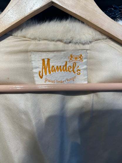 Vintage Blonde Mink & Leather coat