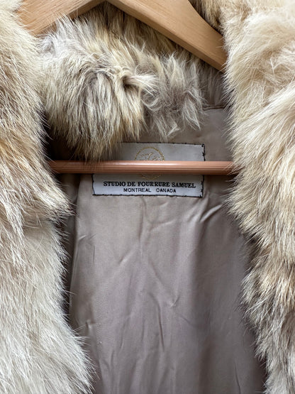 Vintage Coyote Fur Coat Full Length
