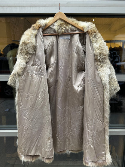 Vintage Coyote Fur Coat Full Length