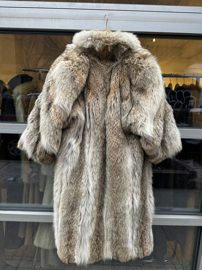 Vintage Coyote Fur Coat Full Length