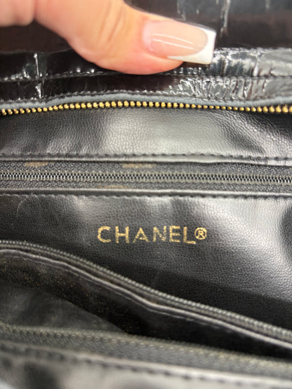 Chanel Black Patent Leather Bag