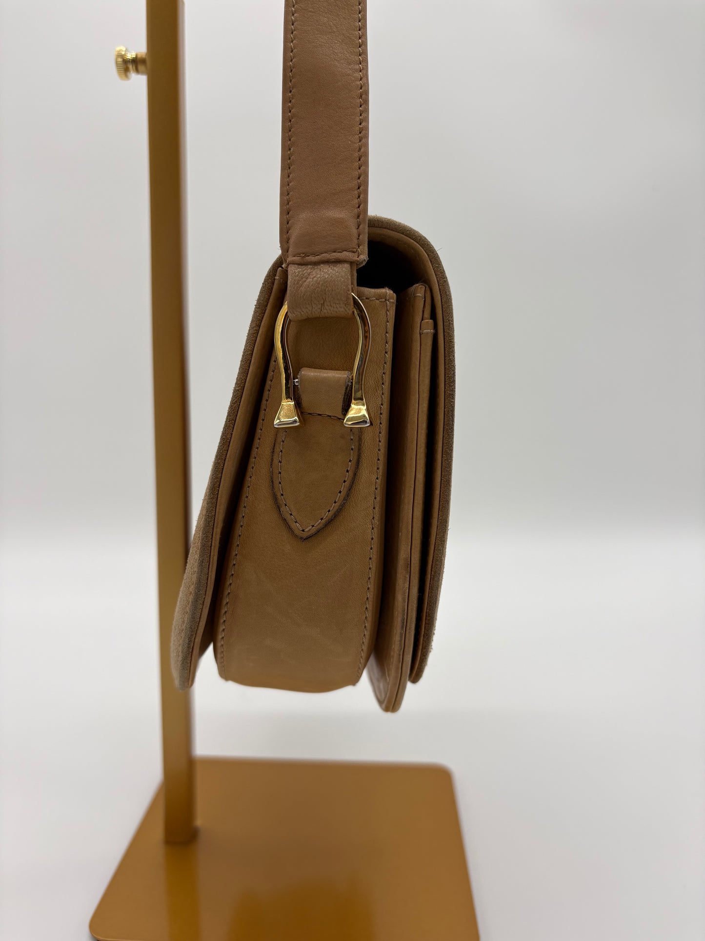 1970s Suede Gucci Sherry Line Bag