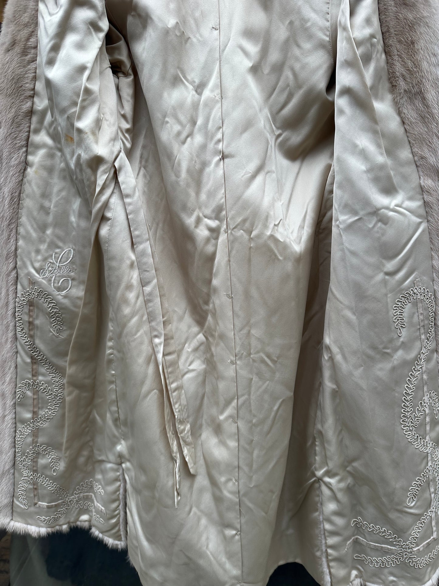 Blonde Mink Full Length Mink Coat