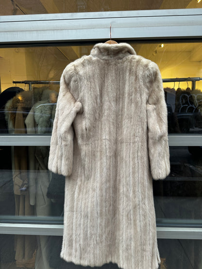 Blonde Mink Full Length Mink Coat