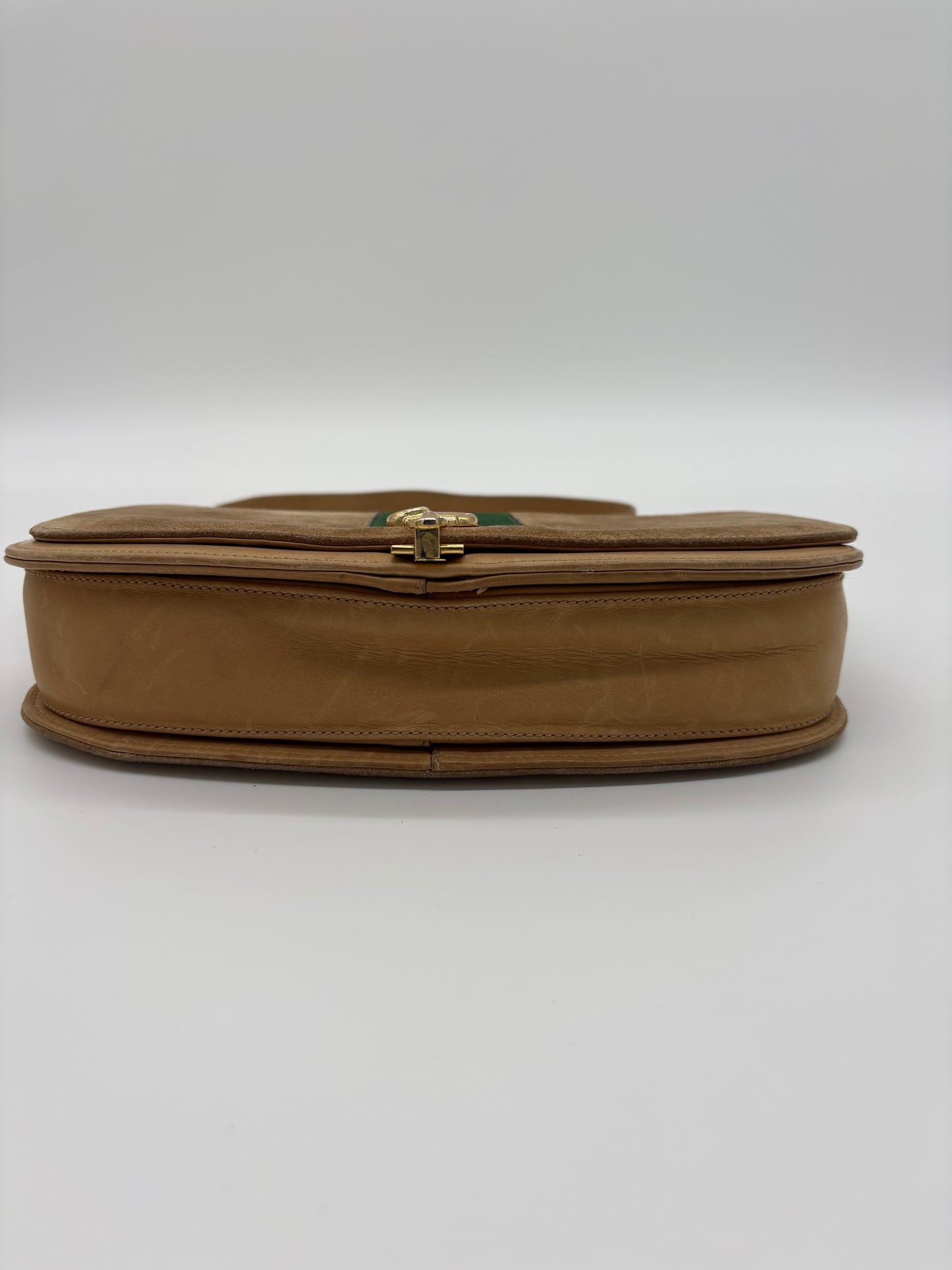 1970s Suede Gucci Sherry Line Bag