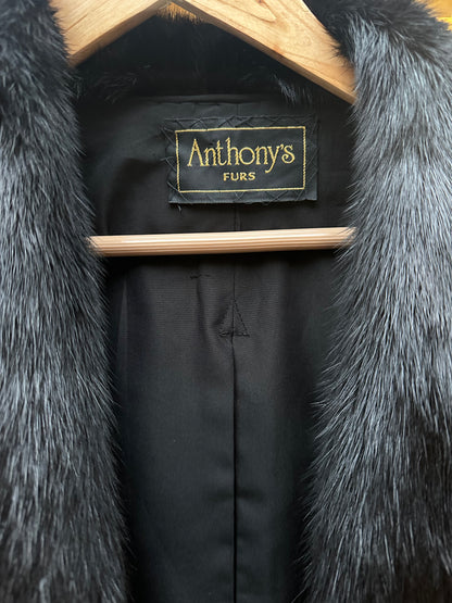 Black Mink Fur Coat