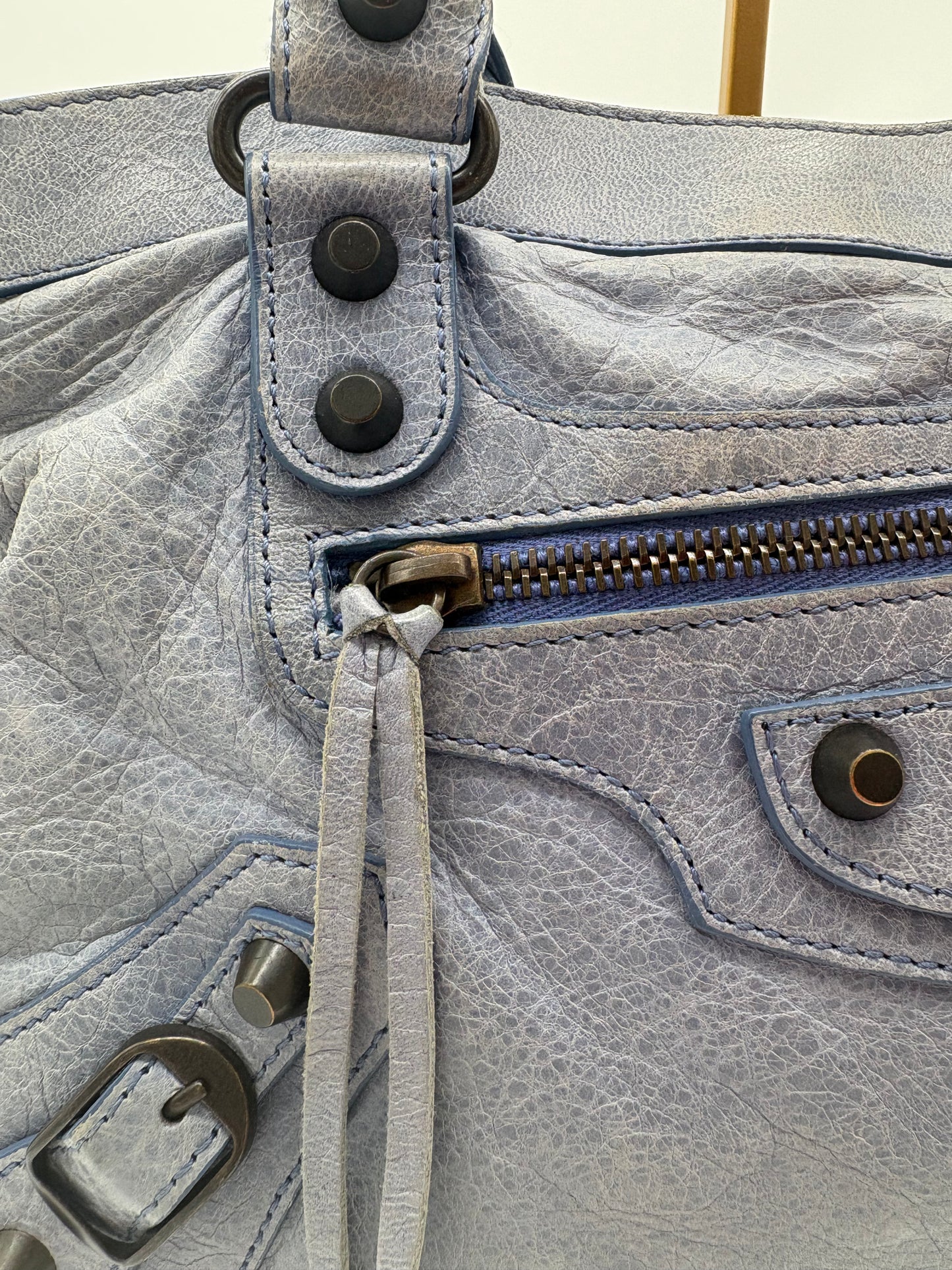 Balenciaga City Bag Light Blue