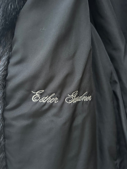 Black Mink Fur Coat