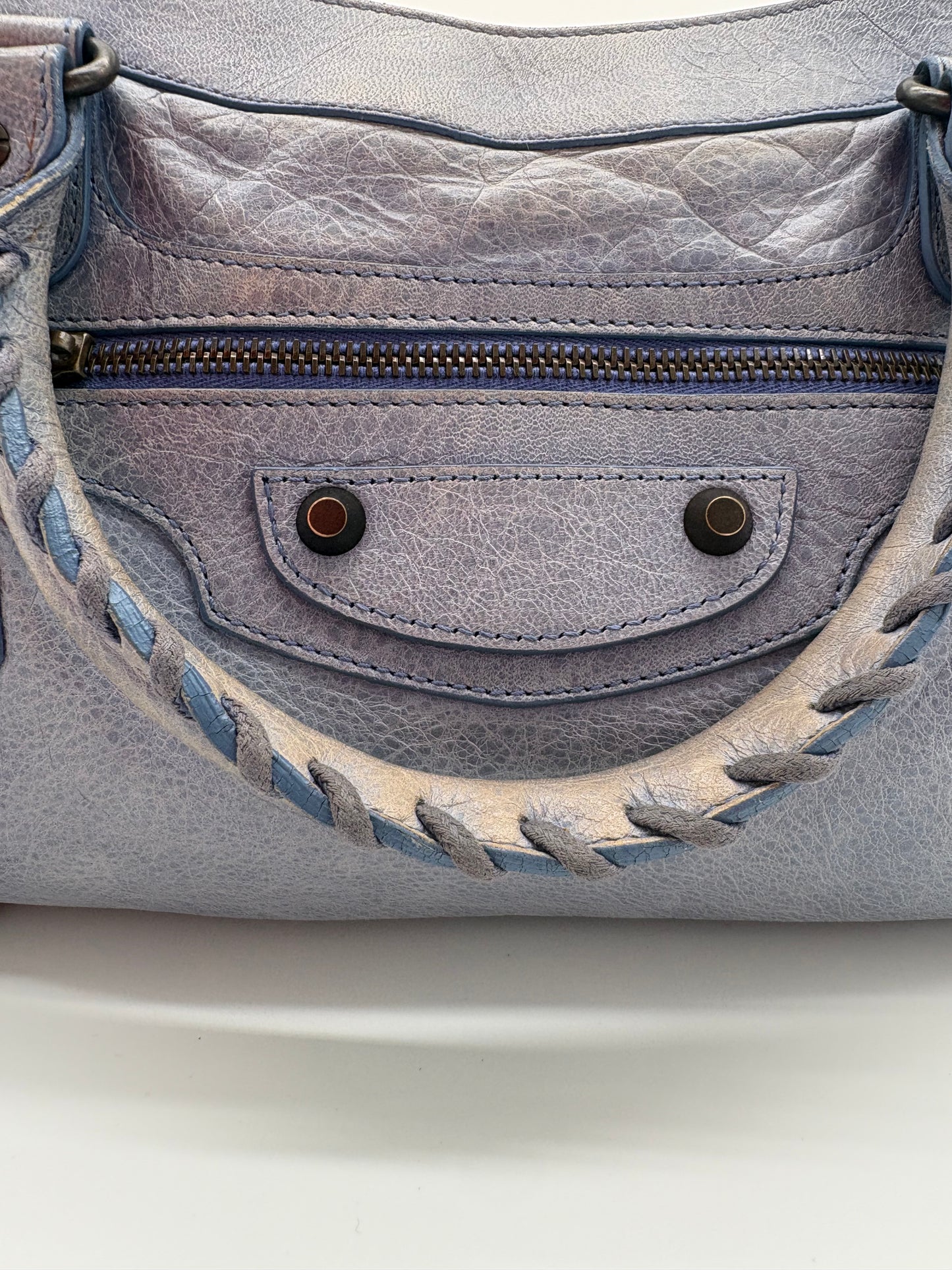 Balenciaga City Bag Light Blue