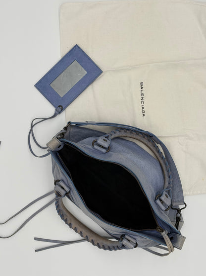 Balenciaga City Bag Light Blue