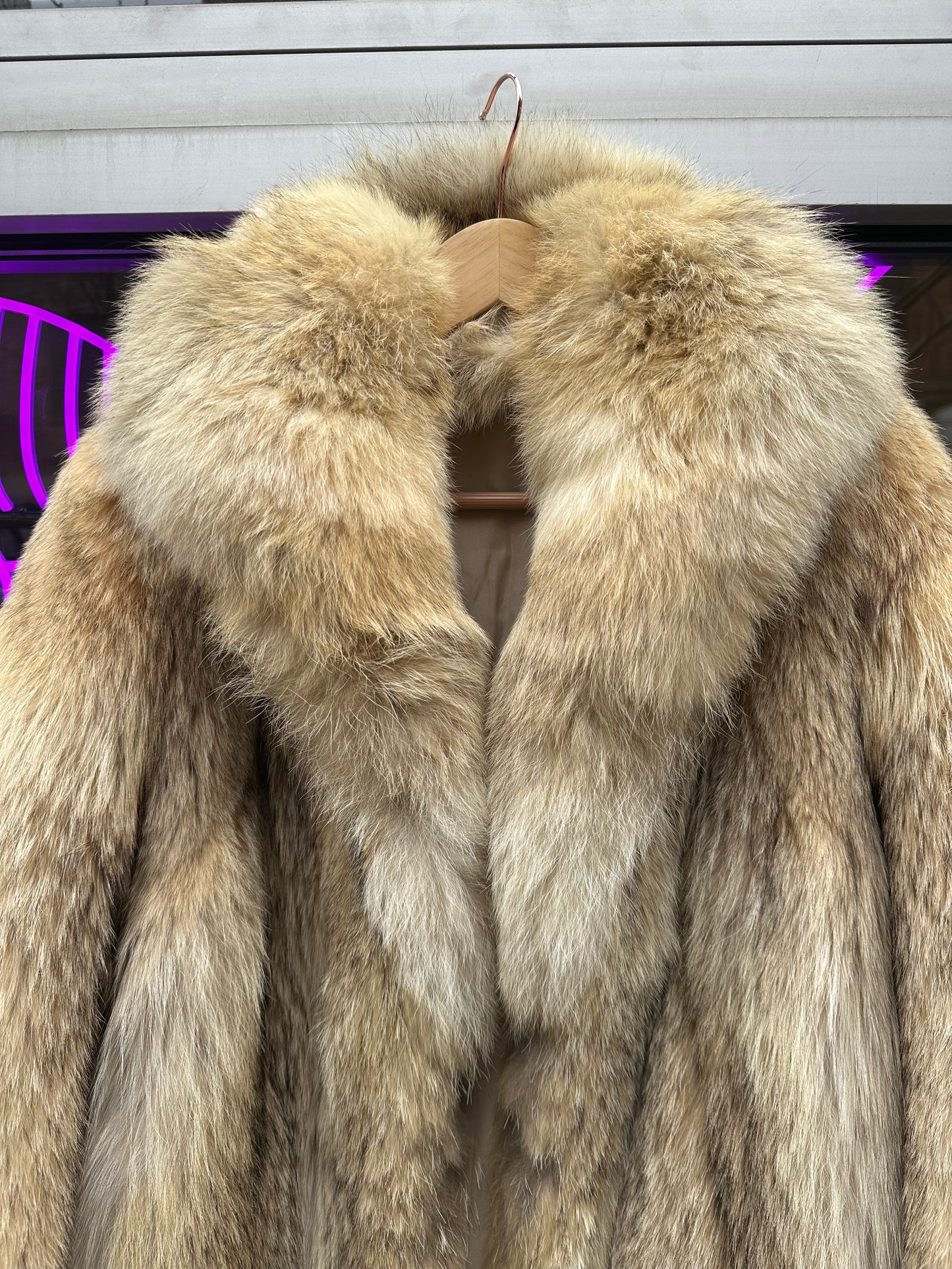Coyote full length fur full length