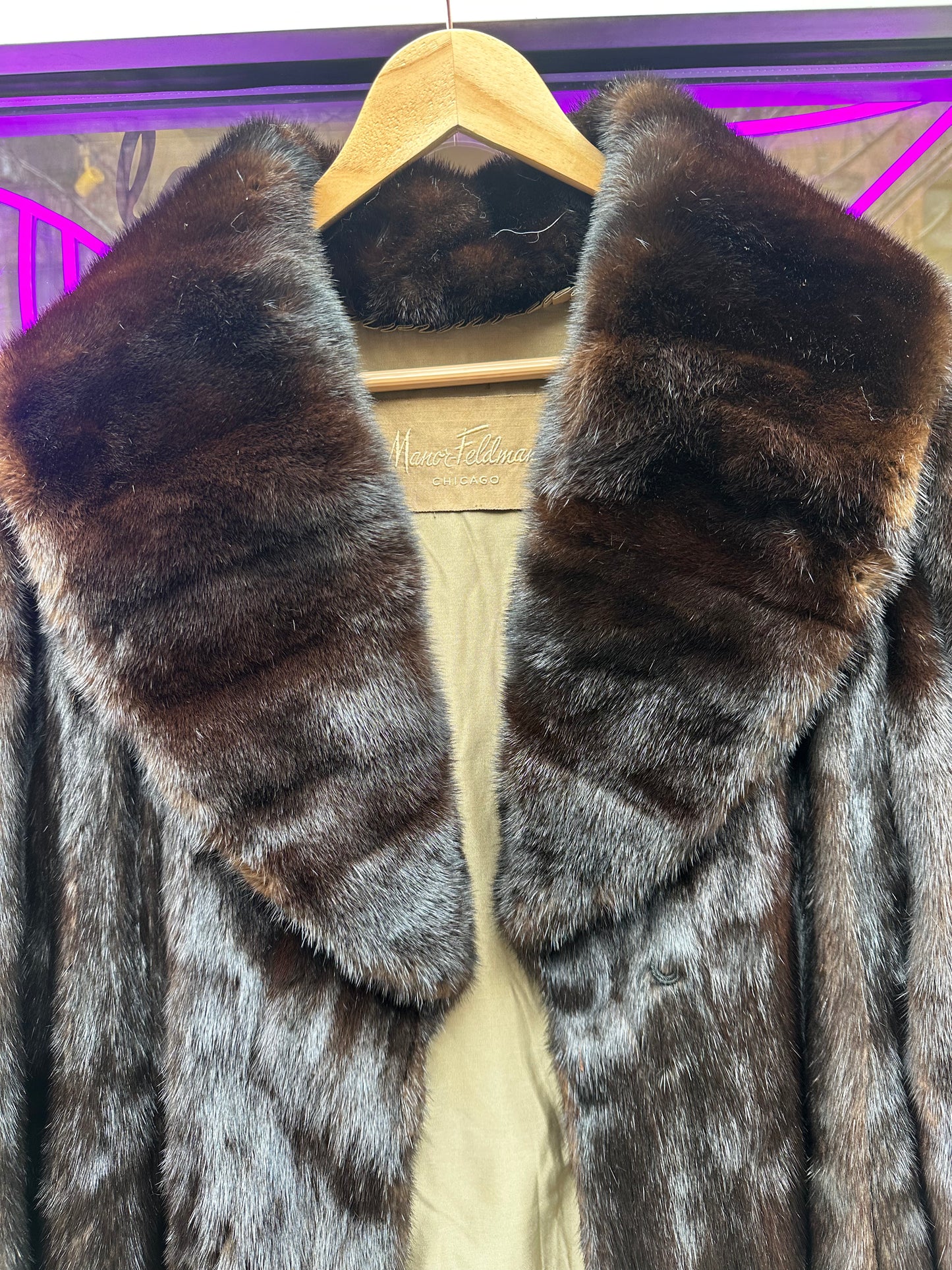 Dark Brown Mink Full Length