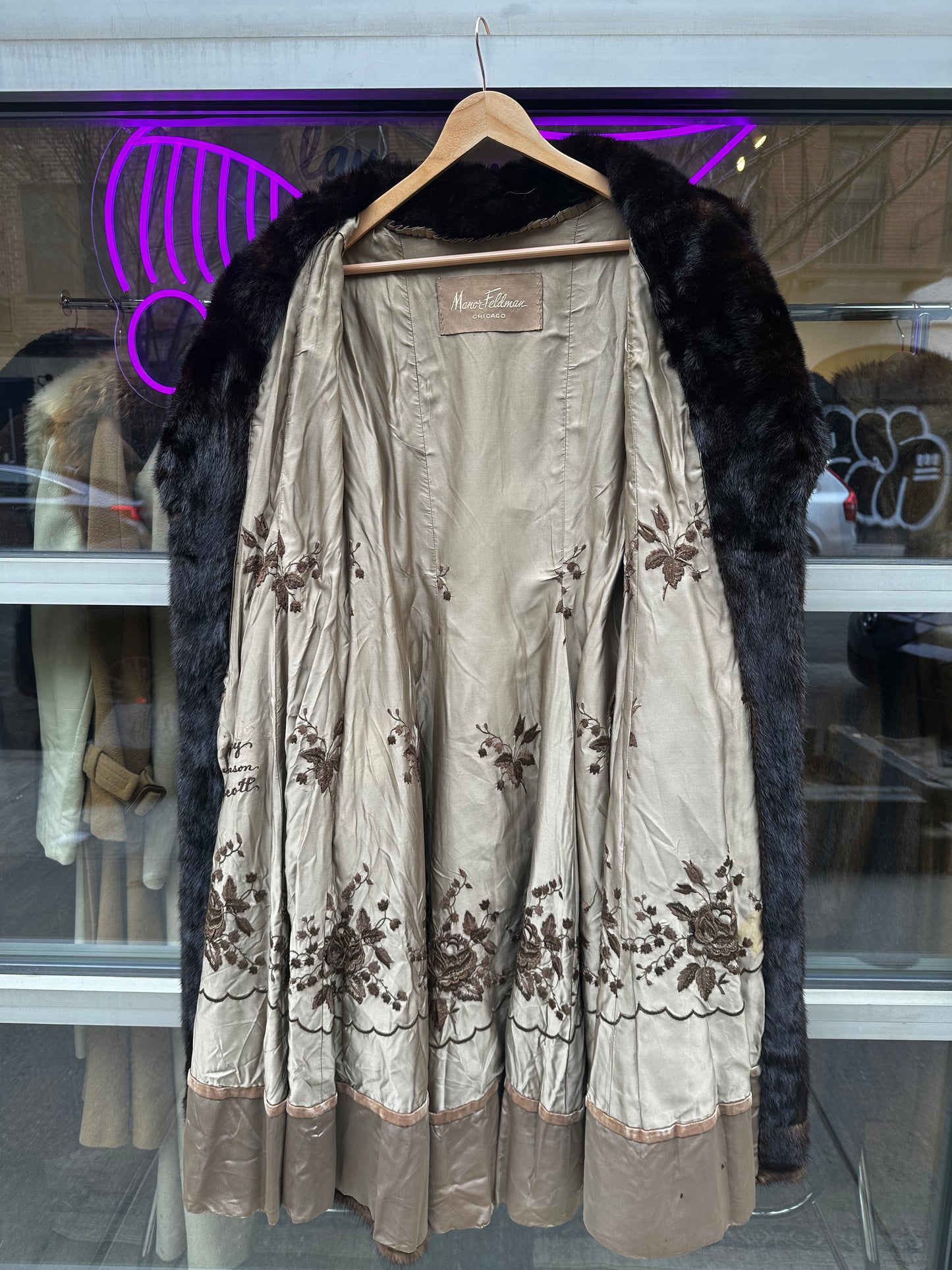 Dark Brown Mink Full Length