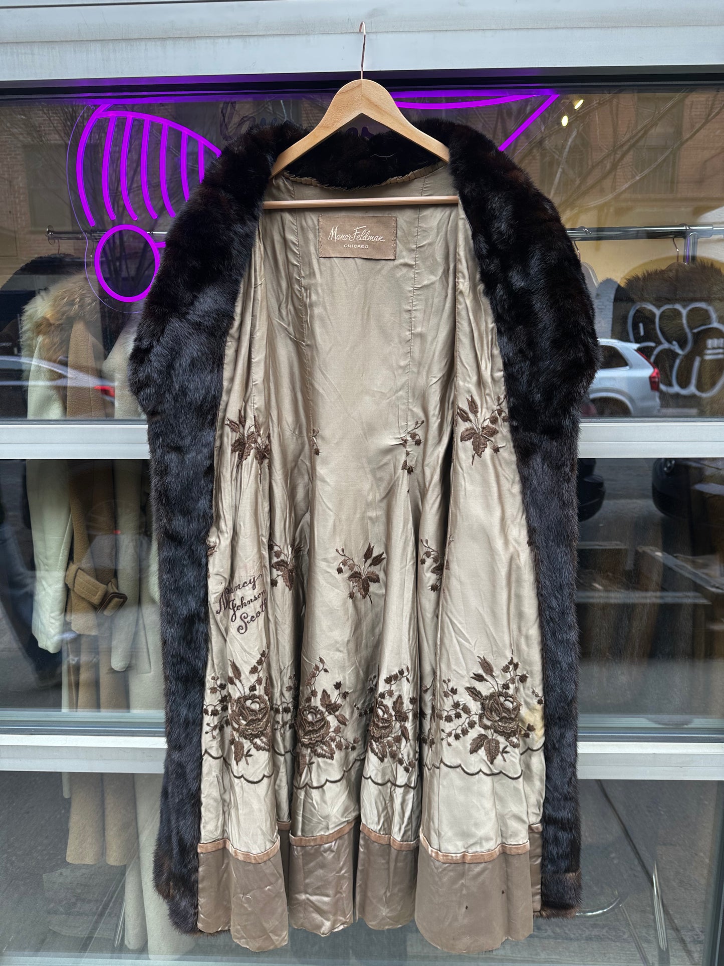 Dark Brown Mink Full Length