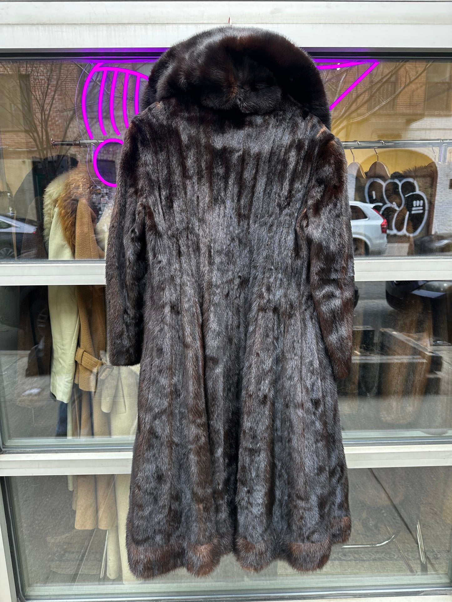 Dark Brown Mink Full Length