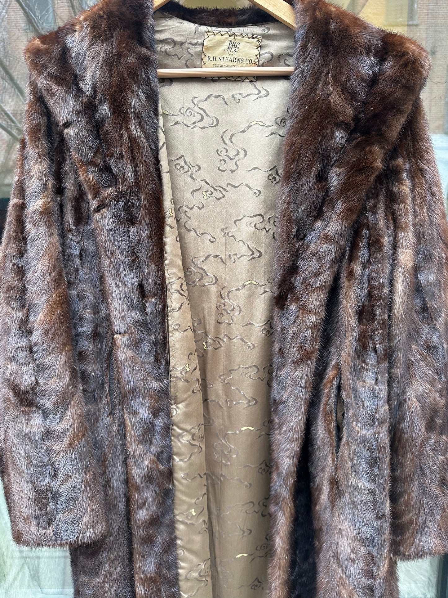 Full Length Vintage Espresso Mink