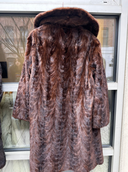 Full Length Vintage Espresso Mink