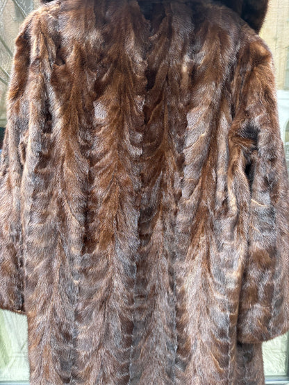Full Length Vintage Espresso Mink