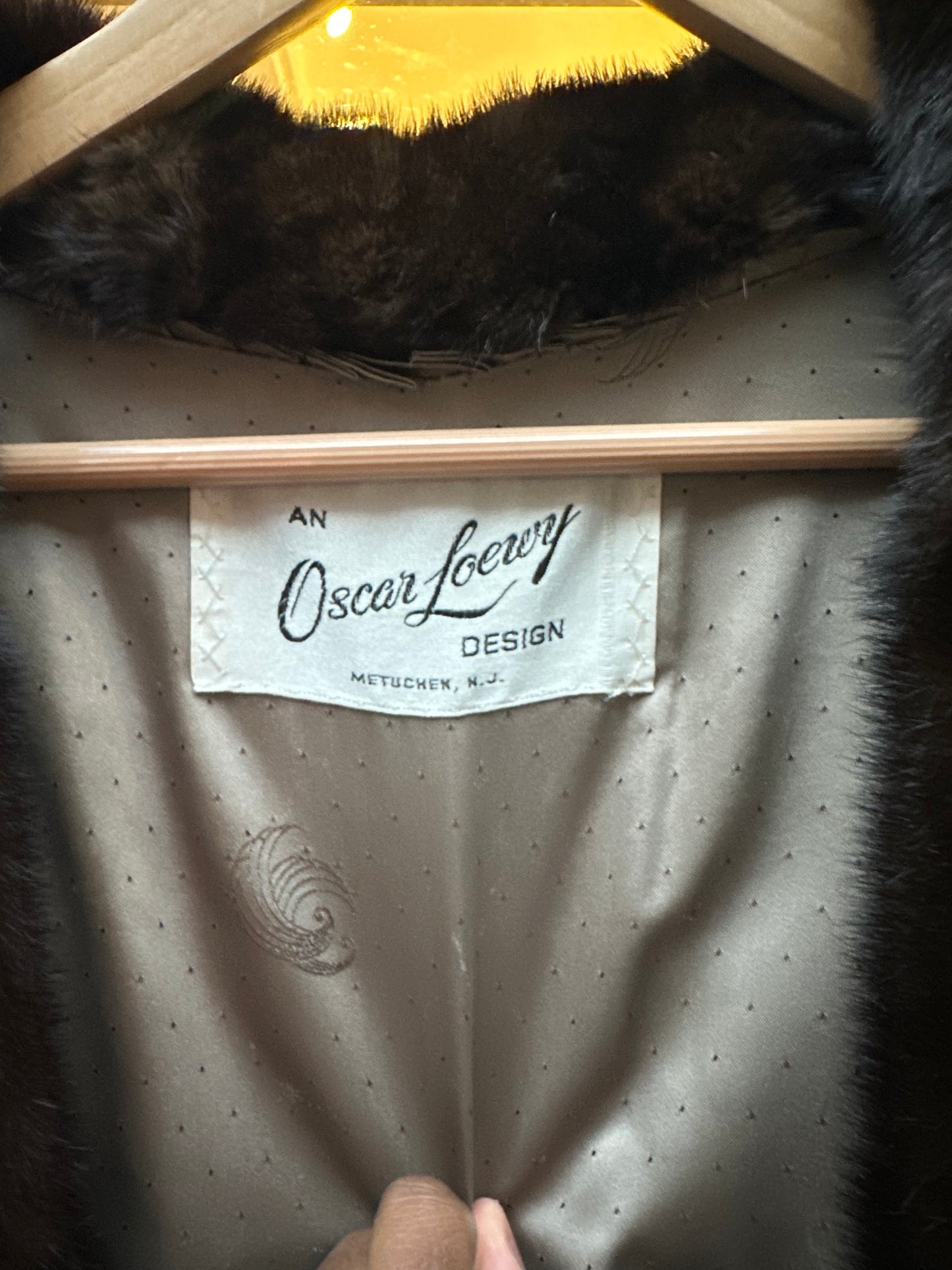 Oscar Loewy Espresso Full Length Mink Coat