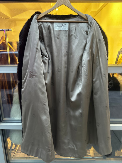 Oscar Loewy Espresso Full Length Mink Coat