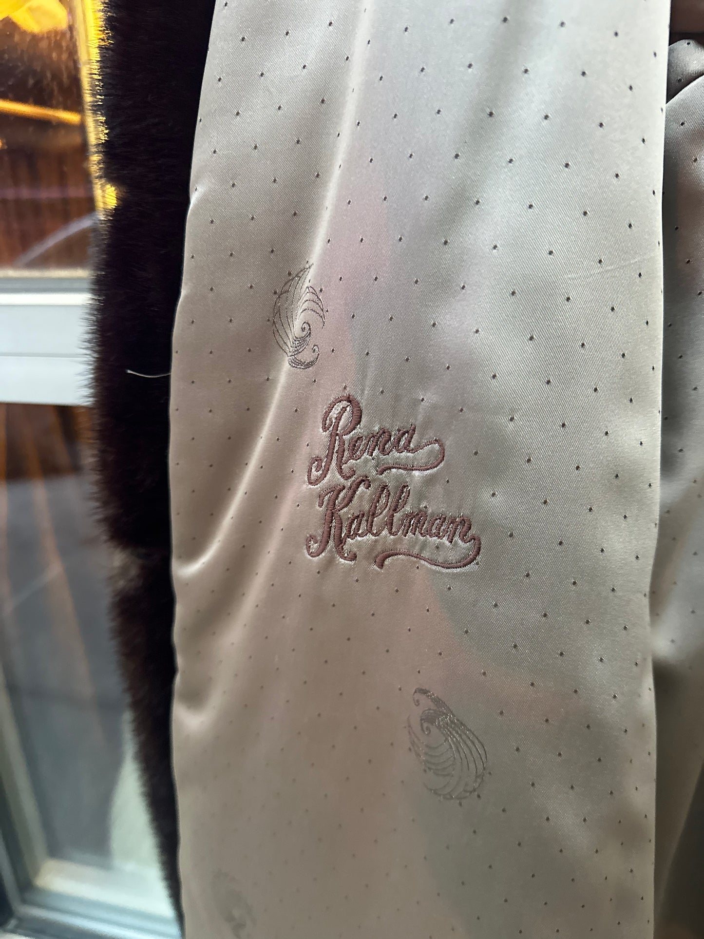 Oscar Loewy Espresso Full Length Mink Coat