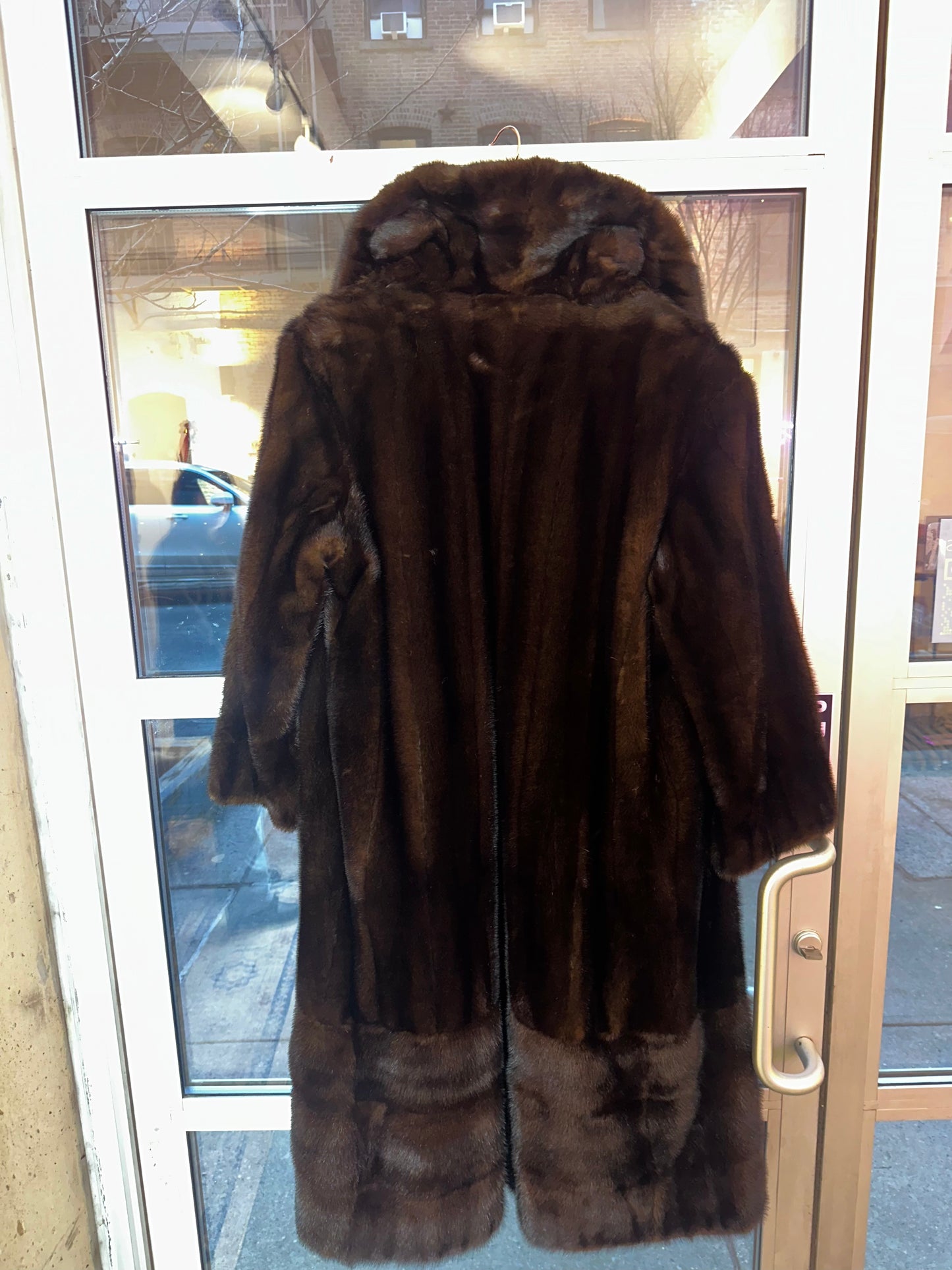 Oscar Loewy Espresso Full Length Mink Coat