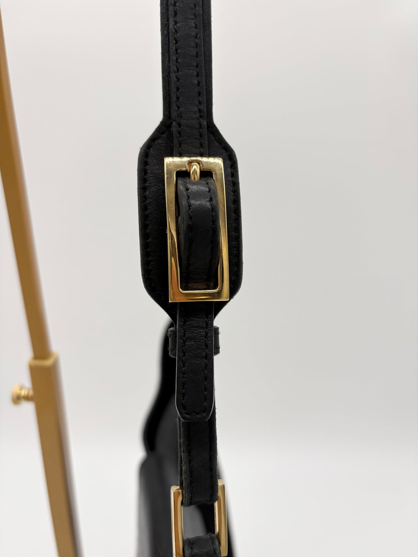 1970’s Gucci Jackie suede and leather black bag