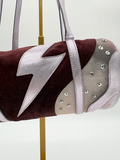 Miu Miu Suede Lighting Bolt Bag